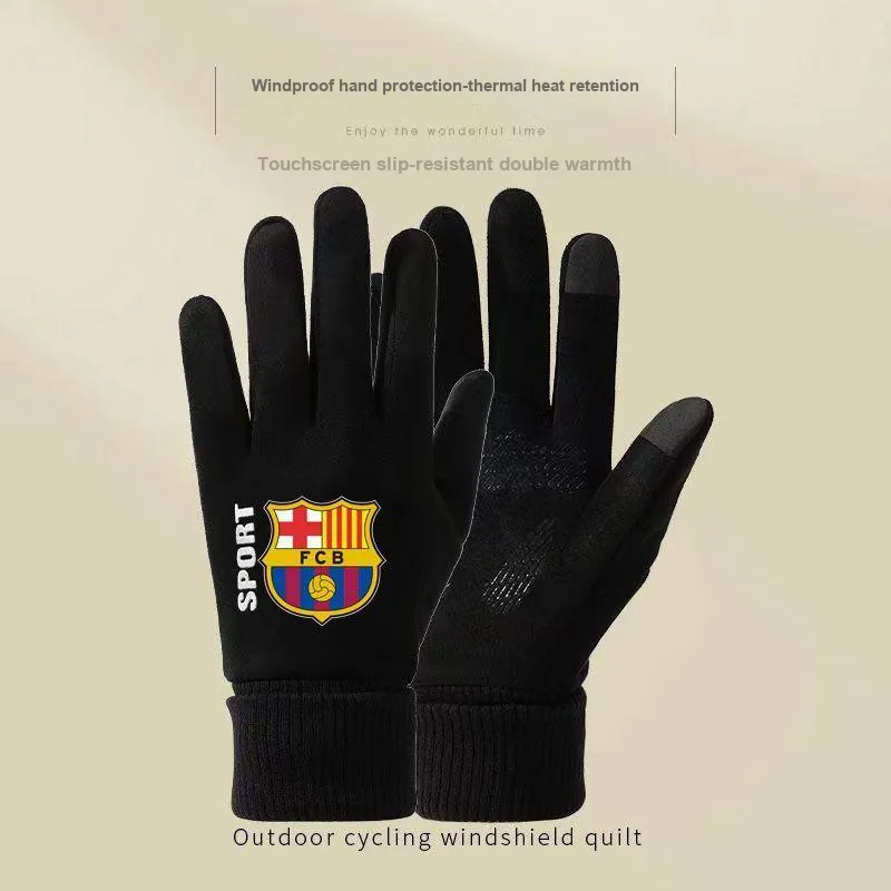 LEMONKID Fleece Knit Gloves Unisex-4