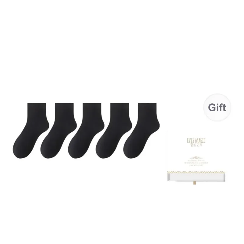 XIA.WA.ZHI.XIU Mid Calf Socks Women's Box 5 Pack-15