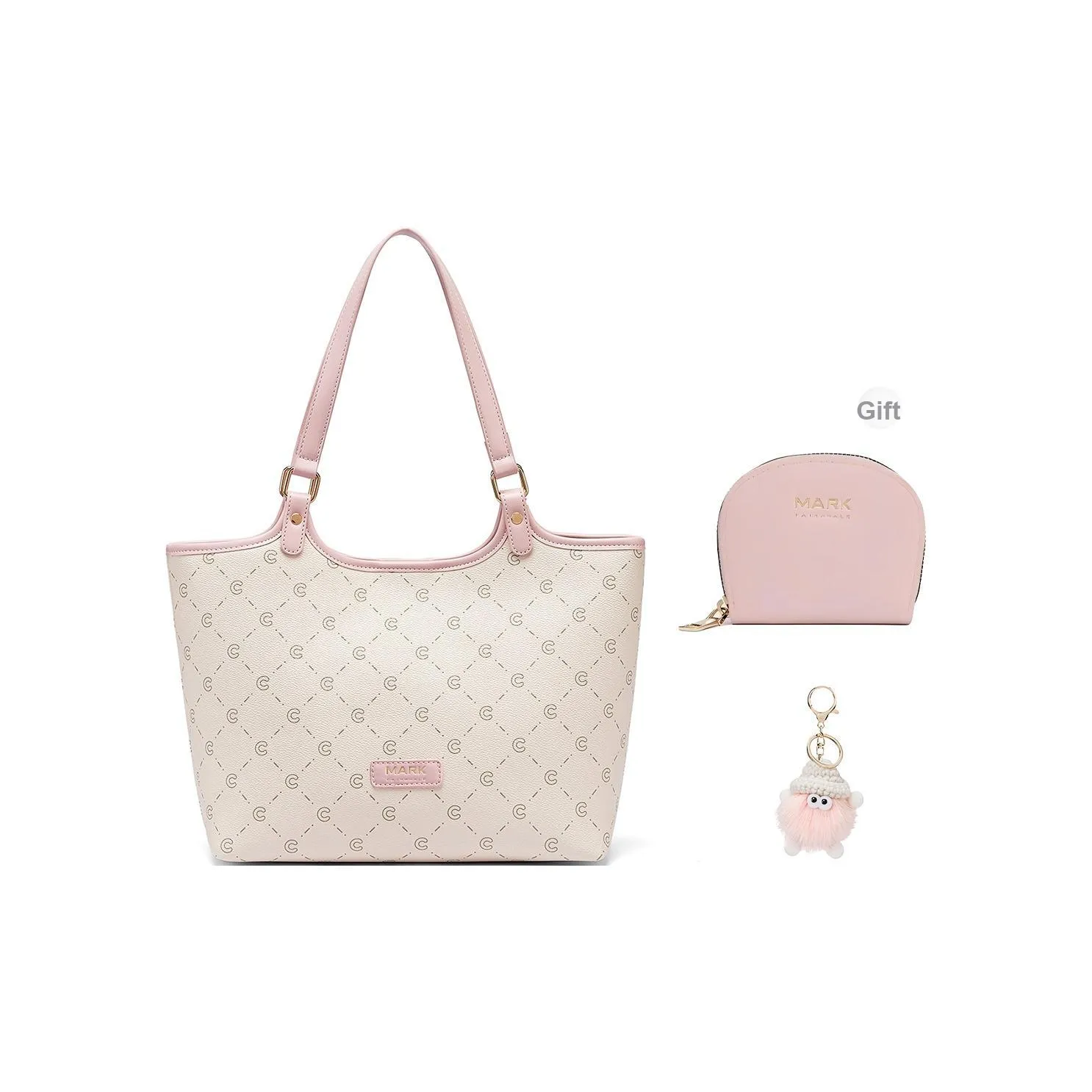 FAIRWHALE Сумка через плечо из синтетической кожи повседневная сумка для женщин розовая