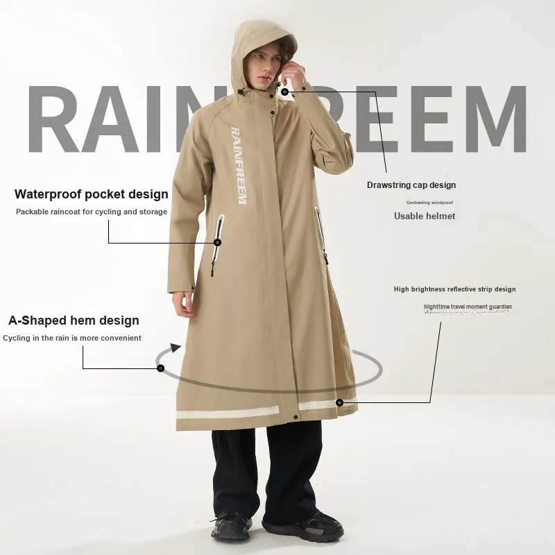 RAINFREEM Polyester Hiking And Cycling Windproof Raincoat-6
