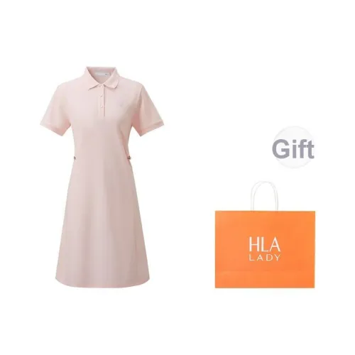 HLA Короткое платье с короткими рукавами женское