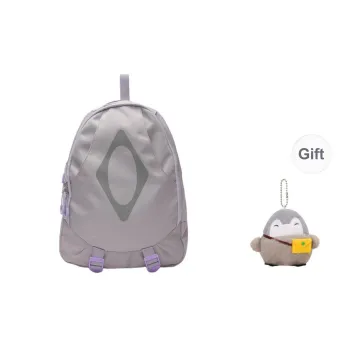 URBAN FOREST Nylon Backpack Unisex Purple/Brown