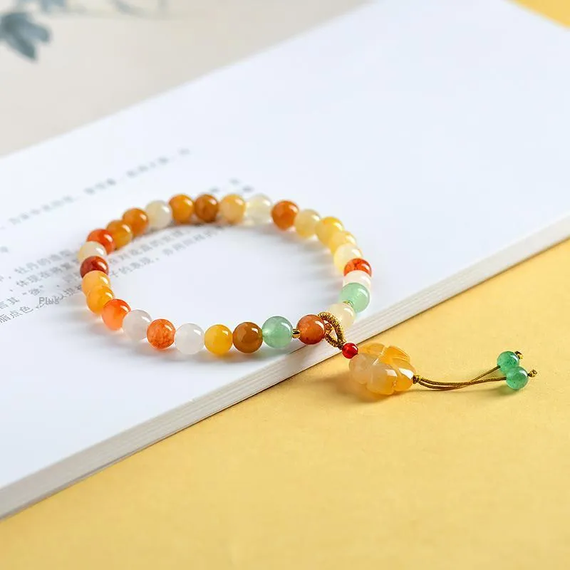 Wanshu Golden Silk Jade Bracelets Women's-3