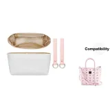 [Pink No Compartment Set]DuPont Paper Waterproof Liner+1 Pair Abrasion-Resistant Buckle (Includes Metal Protective Ring)