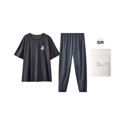 Red Beans At Home Пижамный комплект Мужская Сумка для покупок