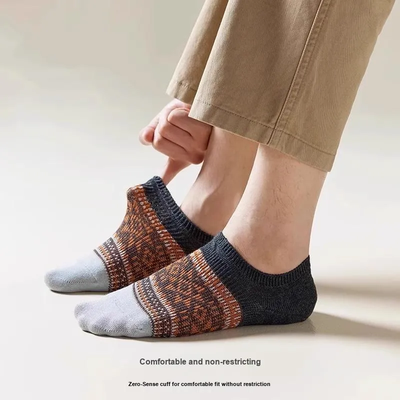 Thirteen day Season No Show Socks Men's 6 Pack-2