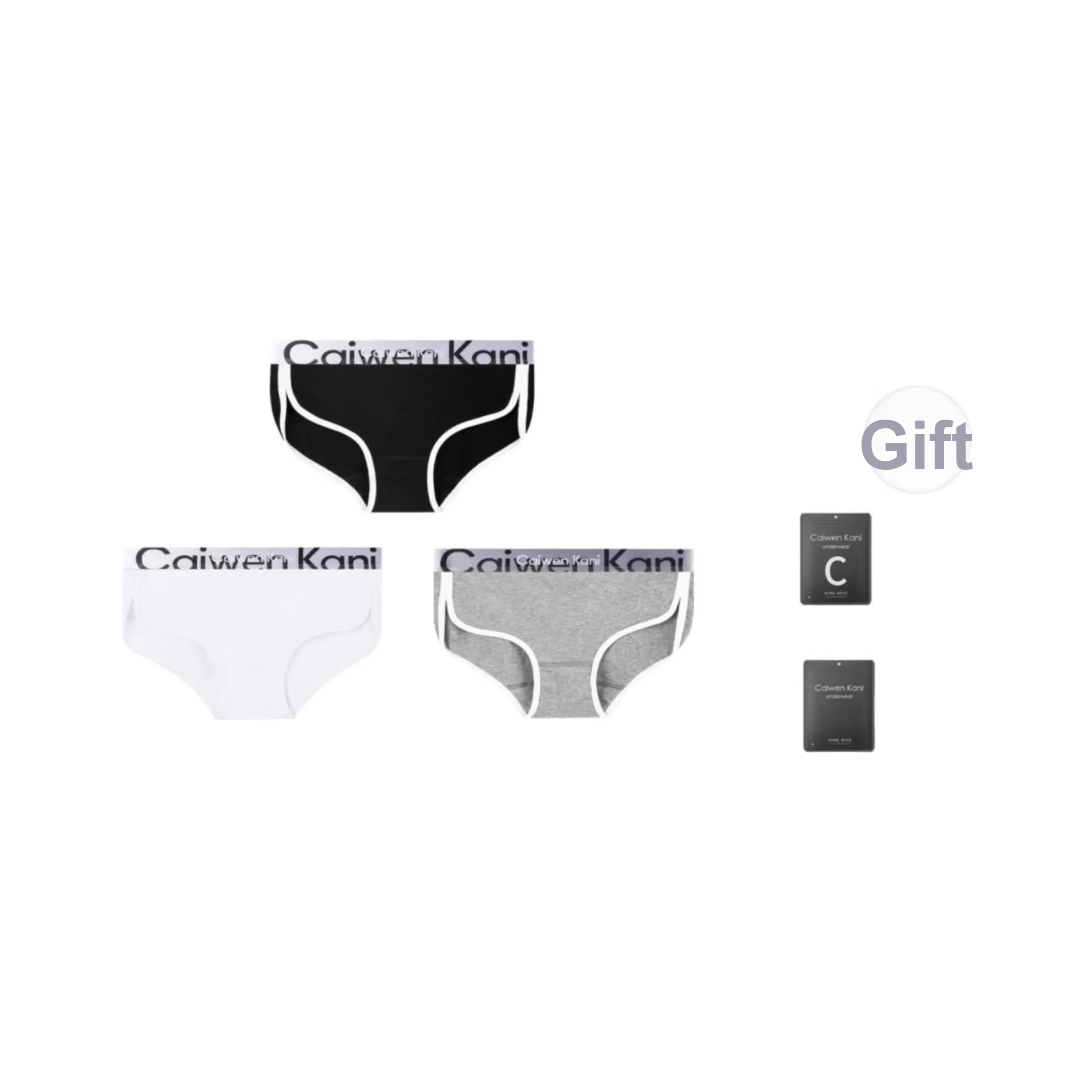 Qiao Ni Tong Женское нижнее белье 3 упаковки