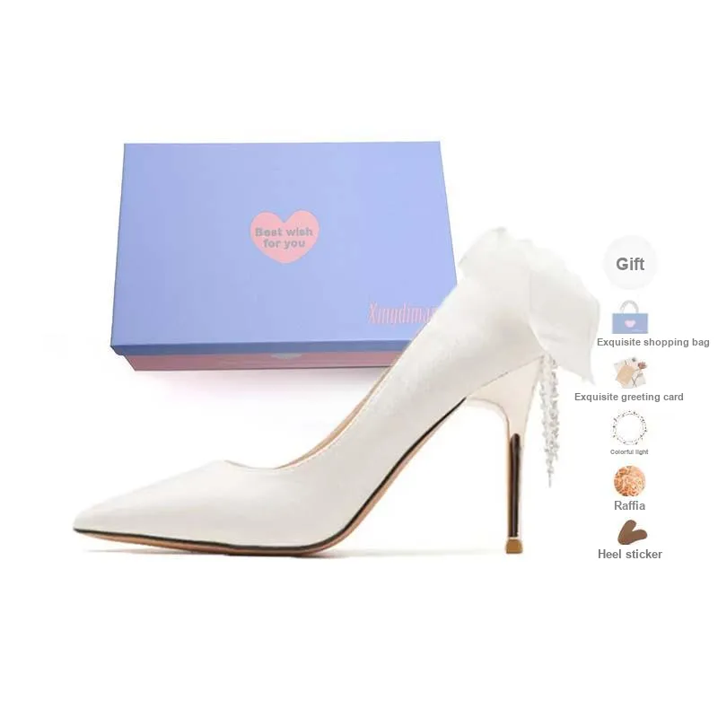 Xingdiman Slim Heel High Heels 8cm Women's Gift Box Set-1
