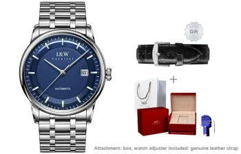 I&W CARNIVAL HWGUOJI Automatic Mechanical Movement Stainless Steel Watchband Watch Men's Watches Gray Dial