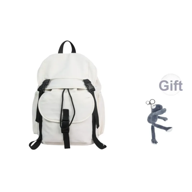 SAPANA STUDIO Nylon Backpack Regular Unisex Black/White/Yellow Brown/Green-13
