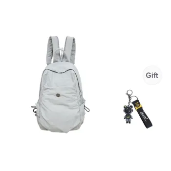 GOBLIN SHARKS 1759 Nylon Backpack Unisex Gray/Black/Khaki/Green