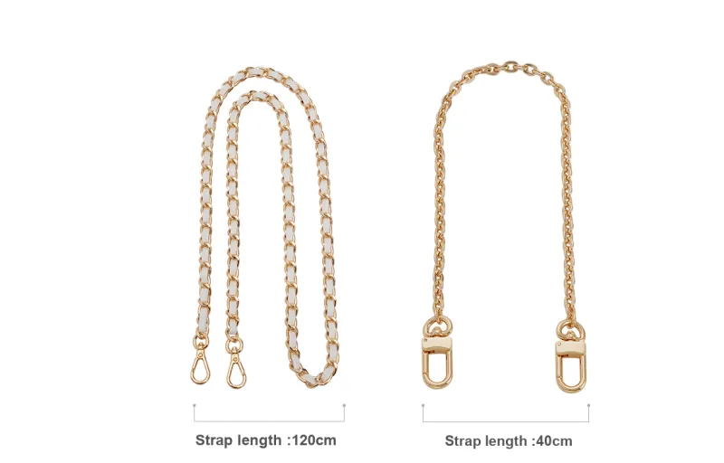 GUYI Metal Bag Accessory Pearl Chain Women's Gold-Tone-64