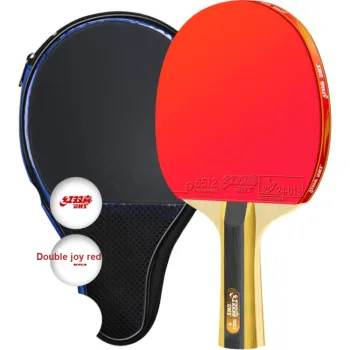 DHS Ping Pong Paddles Unisex Black Red