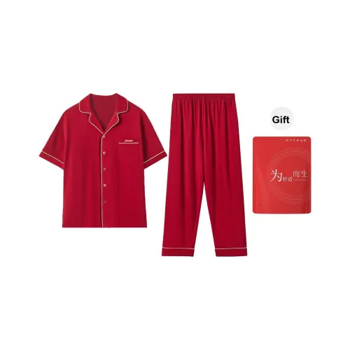 Red Beans At Home Пижама Комплект Женский Красный