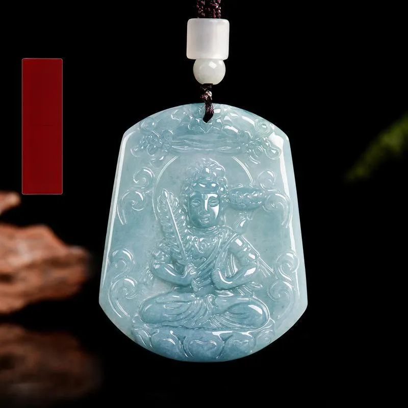 BYTHERE Glutinous Jade Jadeite Necklaces Unisex-3