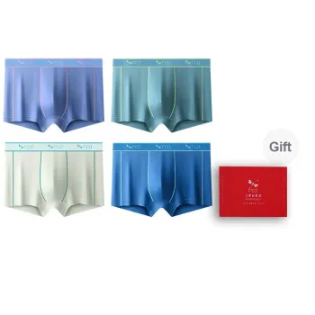 RED DRAGONFLY Cotton Panties Men's Combination Gift Box Set