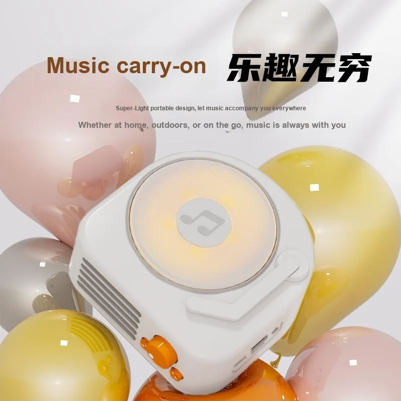 IDEAMAN DIY Dog Sticker Set With Mini Speaker, Cute Light Up Figurine, Gift Box Set-6