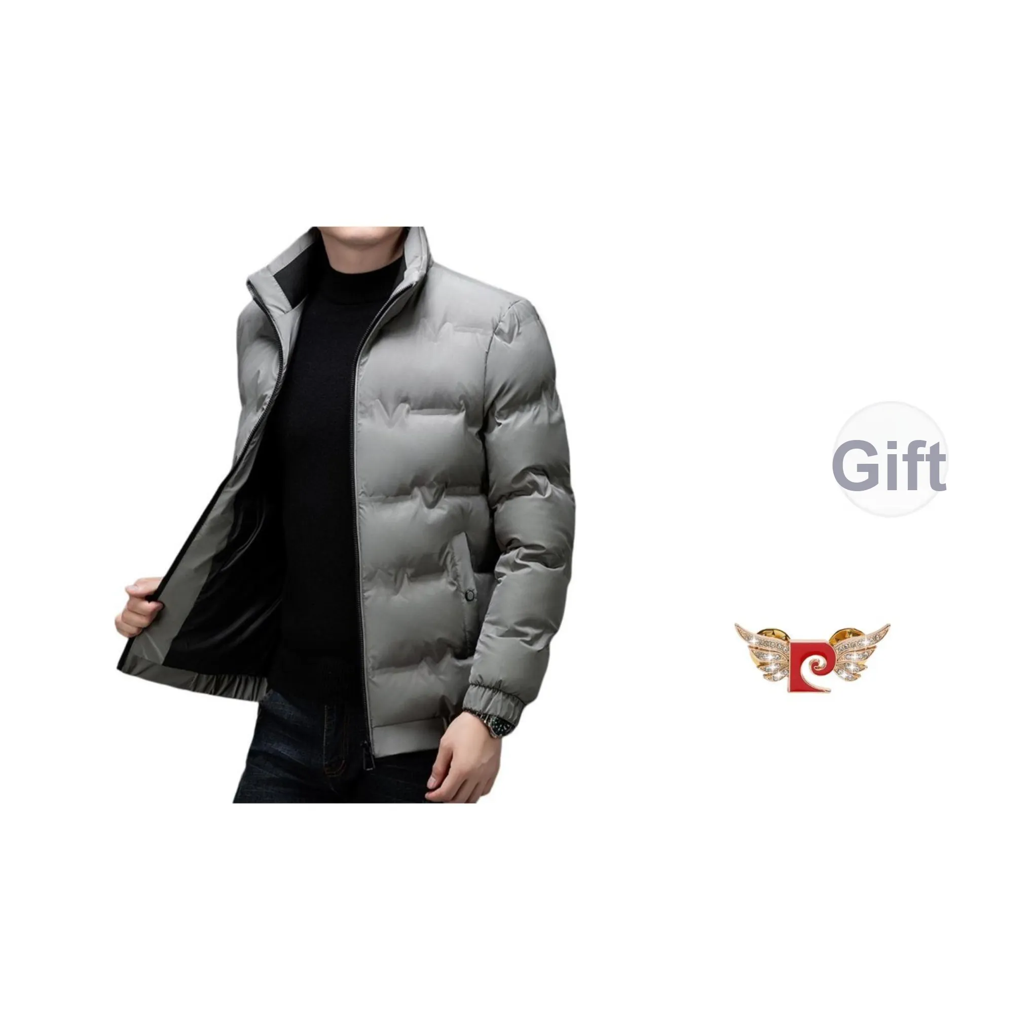 PIERRE CARDIN Хлопковый пуховик мужской