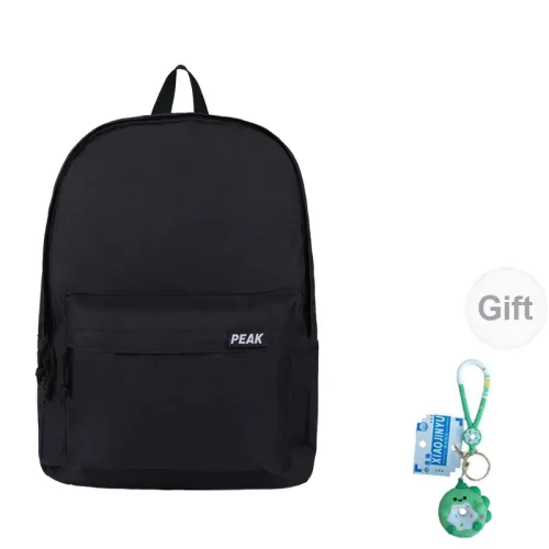 PEAK Backpacks Black Backpack+Random Pendants