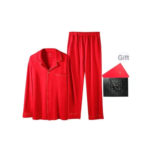 SEPTWOLVES Пижамный комплект женский Gift Box Set + Shopping Bag Красный