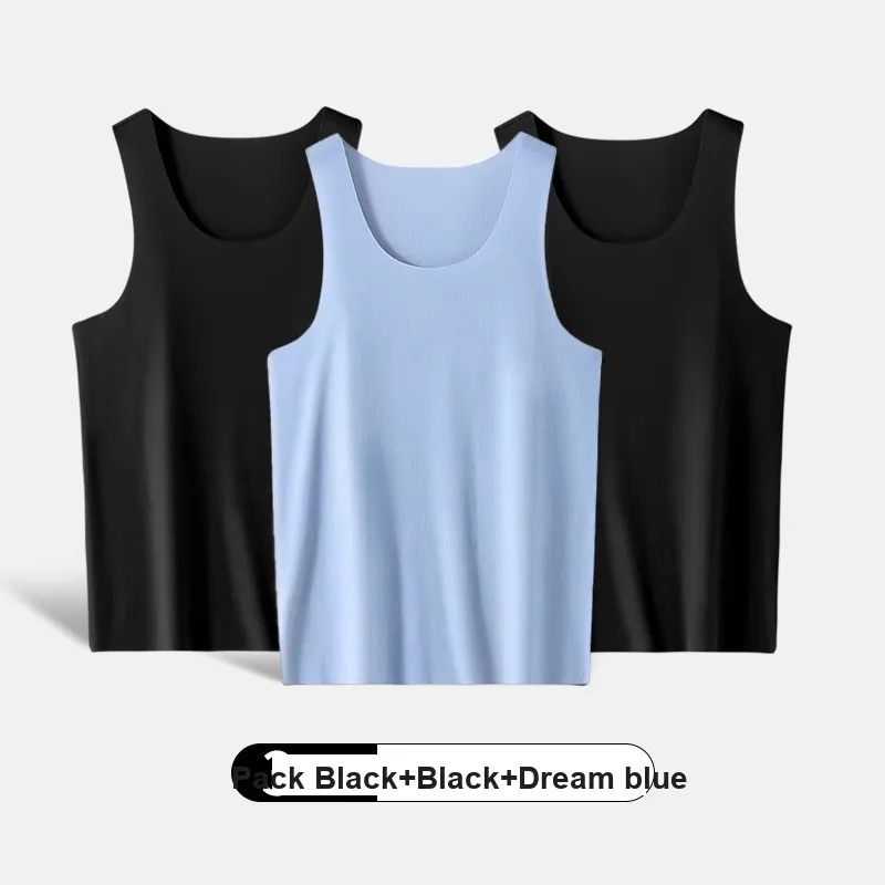 H YXIANG Tank Top Men's Combo Set-33