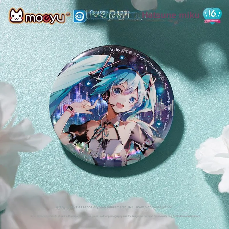 MOEYU Hatsune Miku Badge Miku Tinplate Commemoration Badge Anime Collection Badges-62