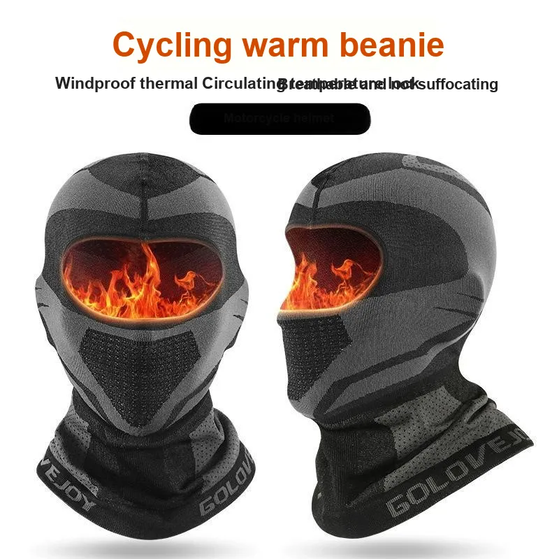 TANLU Cycling Gear Face Mask Unisex Black-2