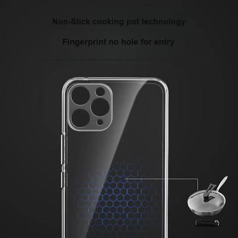 QIZHENG TPU Material Straight Edge Transparent Phone Case Compatible With Redmi K70/K60/K50/K40 Pro/K30s-4