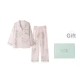 Long-Sleeved Pants Iris Flower Lady Set (Gift Box Set)