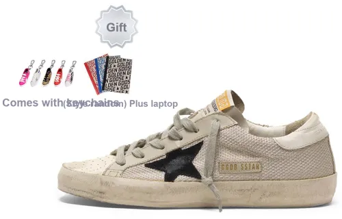 Golden Goose Super-Star Skateboard Shoes Women's Low-Top Off White