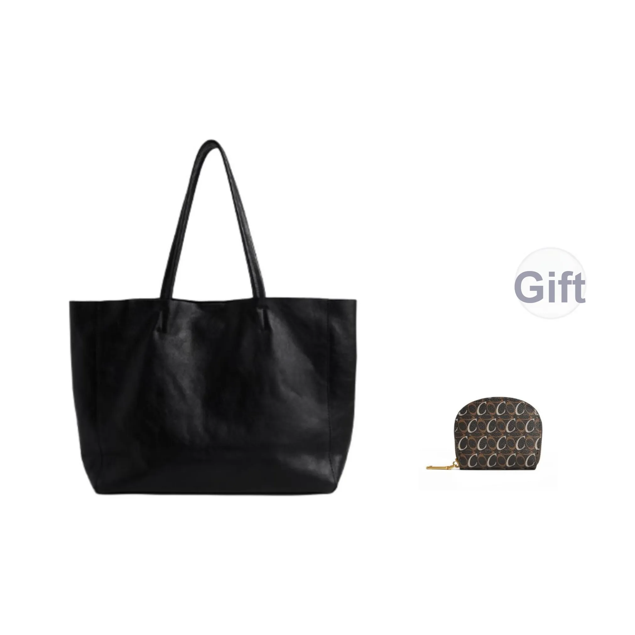 COCOEVA Сумка Tote из крупнозернистой текстуры коровьей кожи сумка для покупок сумка через плечо большая женская черная кофейная коричневая