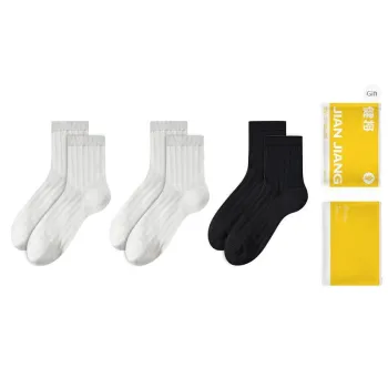 Master Mid Calf Socks Women's Shopping Bag Combo Set