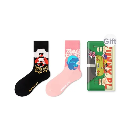 PL Носки Crew Унисекс Сумка для покупок 2 упаковки Смешанные цвета