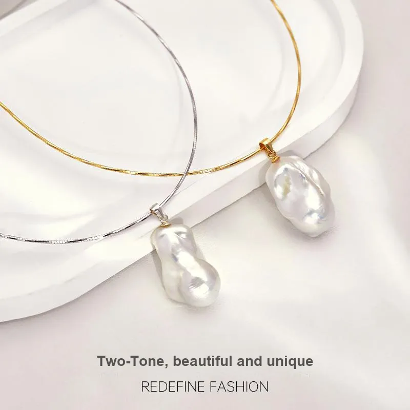 Mofei Pearl Necklaces Women's-2