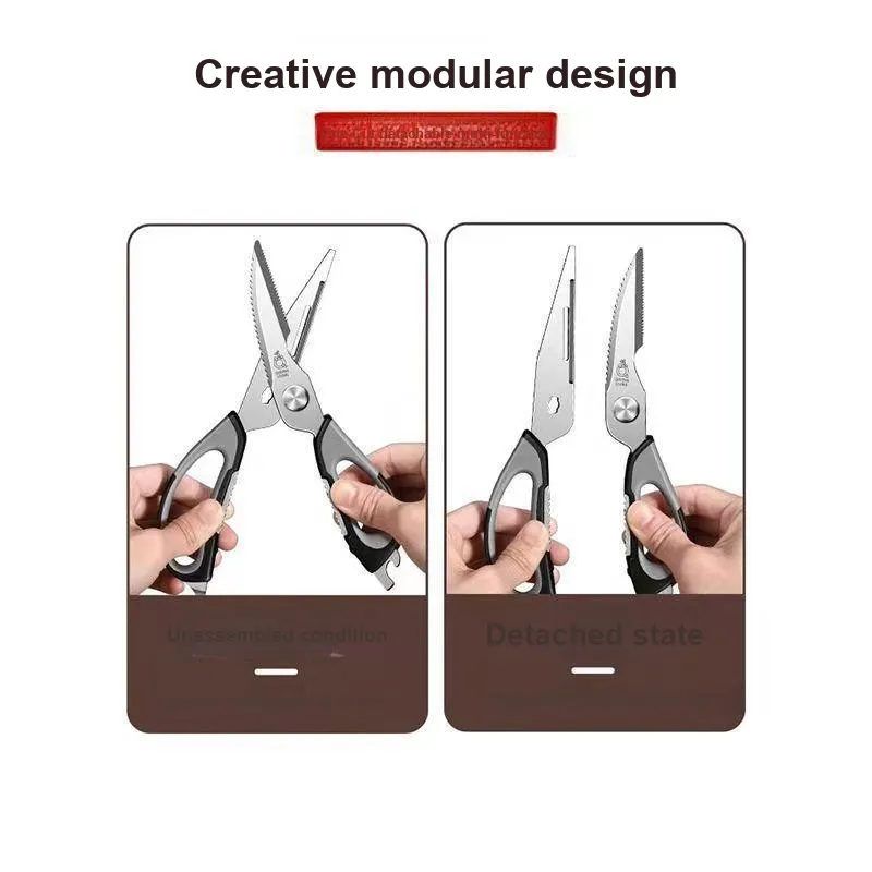 RIMEI Bone Cutting Multifunction Household Scissors-5