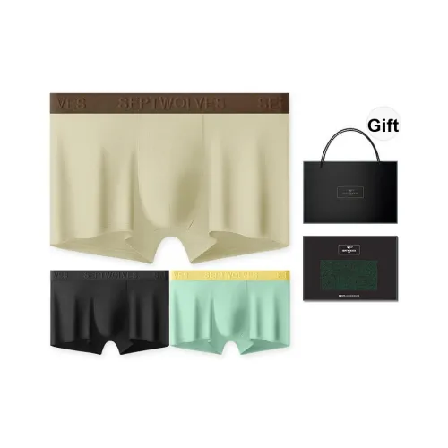 SEPTWOLVES Нижнее белье Мужская Сумка для покупок 3 упаковки