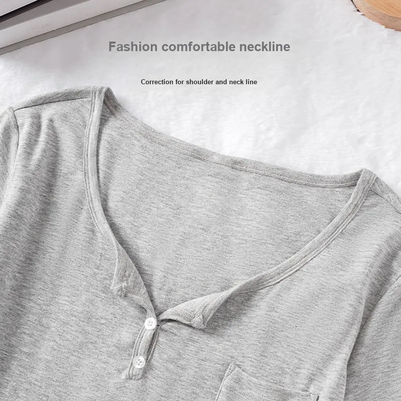 Nodos Shield Pajama Set Women's Light Gray-2