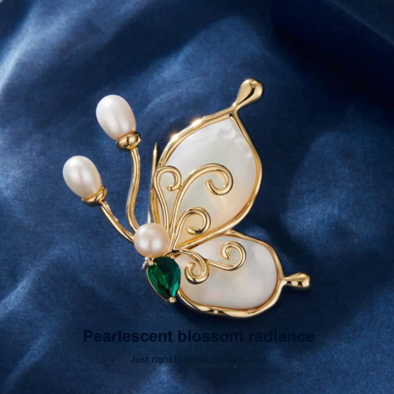Taste The Color Pearl Brooches Women's-5