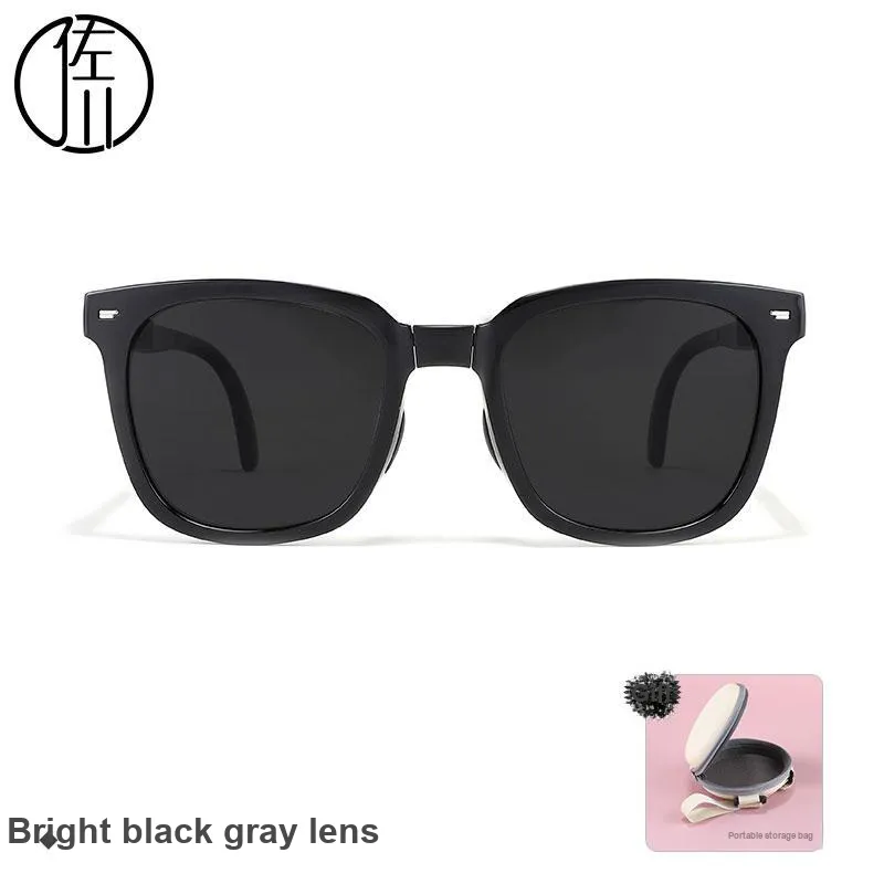 Sagawa TR/Memory Plastic Square Sunglasses Unisex-1