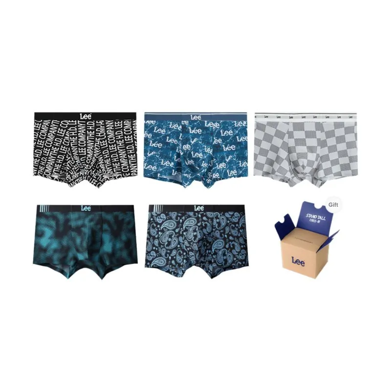 Lee Lee SS23 Ice Series Underwear Gift Boxes Men's 5 Pack-25