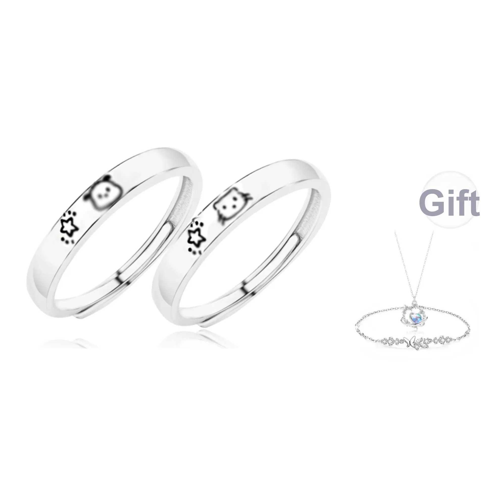 GIFU S 999 Fine Silver Rings Unisex GIFU S 999 Fine Серебряный Кольца Унисекс