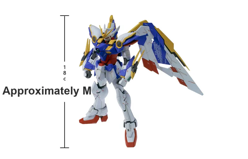 BANDAI MG 1 100 Mobile Suit Gundam Wing  Endless Waltz XXXG 01W Wing Gundam Card Edition Model Kits 18cm-3