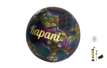 MILACHIC Size 5 Soccer PU Machine Stitched Soccer Ball Unisex Dazzling Color