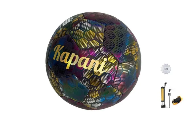 MILACHIC Size 5 Soccer PU Machine Stitched Soccer Ball Unisex Dazzling Color-0