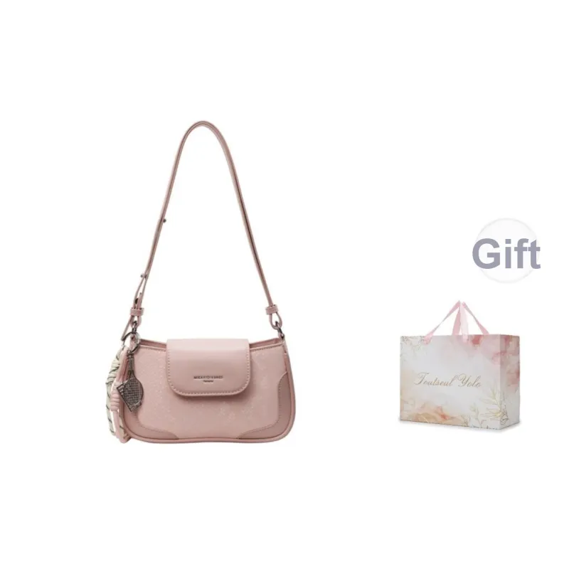 TOUTSEUL YOLO PU Shoulder Bag Regular Women's Ecru/Silver/Black/Pink-15
