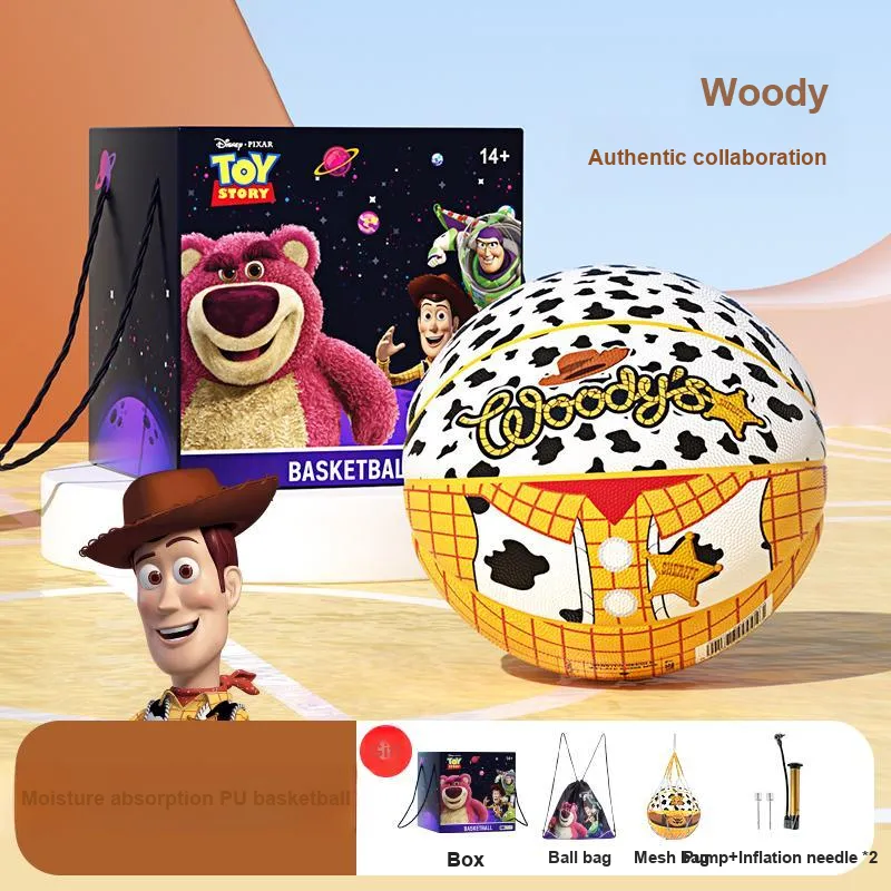 MESUCA x Disney Pixar Series PU Basketball Size 7 Training Unisex-4