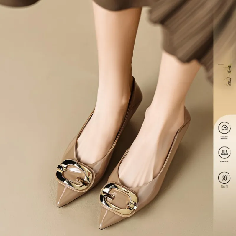 【dme】 Wedge Heel High Heels 4.5cm Women's-1