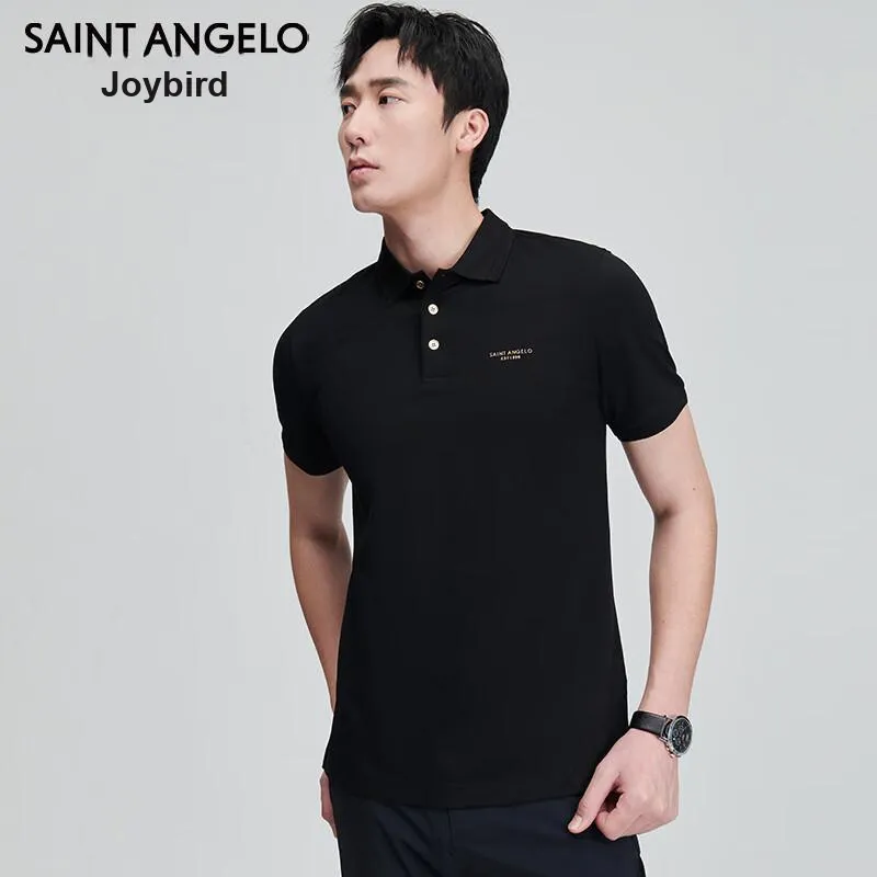 SAINT ANGELO Polo Shirts Unisex Black-2