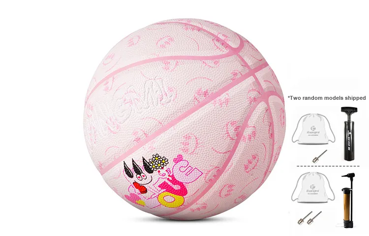 Kuangmi x Claw Money PU Basketball Pink Size 7 Street Unisex-3