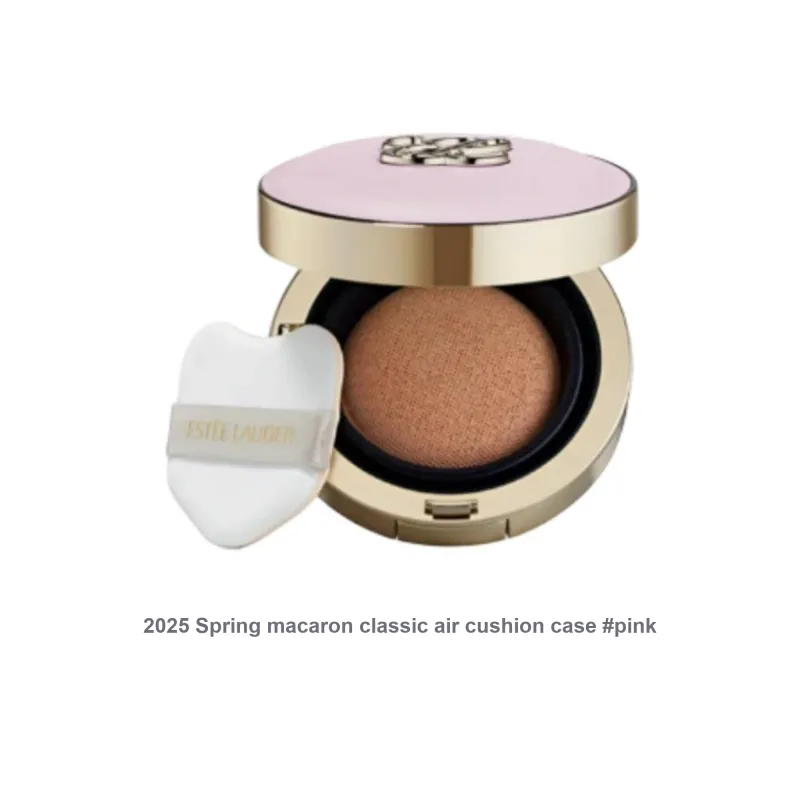 YASHILANDAI x LADUREE 2025 Spring Macaron Classic Air Cushion Case Portable And Simple # Pink/# Green-1